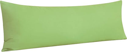NTBAY Body Pillowcase - Brushed Microfiber 20x54 Pillowcase - Soft, Wrinkle-Free, Fade-Resistant, Stain-Resistant, Sage Green Body Pillow Cover with Envelope Closure - 20x54 Inches, Sage Green