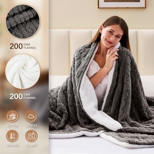 Homemate Heated Electric Blanket Full Size 72"x84" Heating Blanket