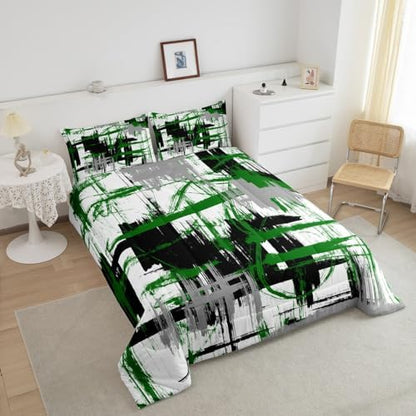 Feelyou Striped Comforter Set Twin Size Kids Boys Bedding