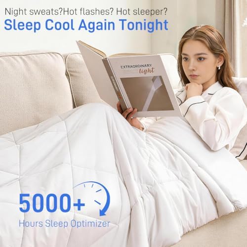 Cooling Comforter for Hot Sleepers Night Sweats King Summer/Fall Comforter