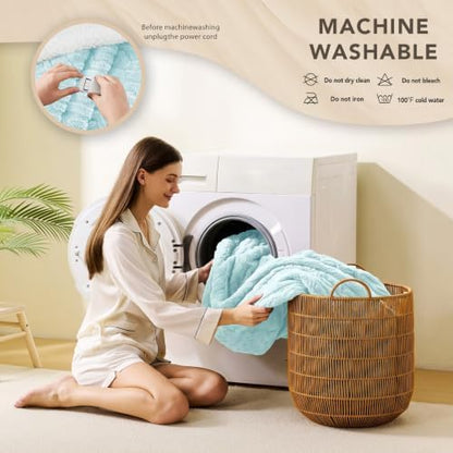 Homemate Heated Electric Blanket King Size 100"x 90" Heating Blanket