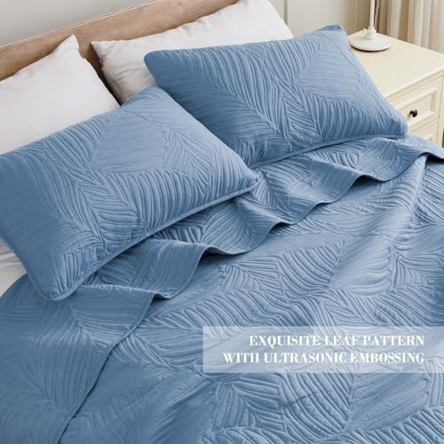Exclusivo Mezcla Lightweight King Quilt Bedding Set, Soft Microfiber