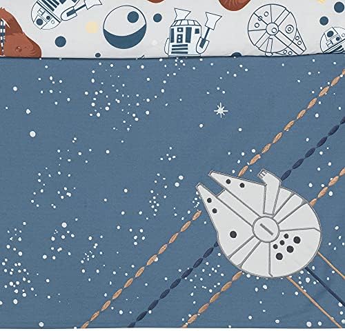 Lambs & Ivy Star Wars Signature Millennium Falcon 3-Piece Baby Crib Bedding Set