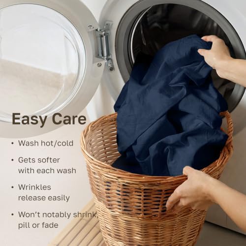 California Design Den Certified 100% Egyptian Cotton King Sheets Set