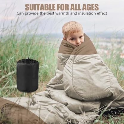 OBTANIM Sleeping Bags Portable Waterproof Camping Sleeping Bag for Adults Kids 4 Seasons Cold Weather or Warm Backpacking Hiking Travel Indoor Outdoor Use