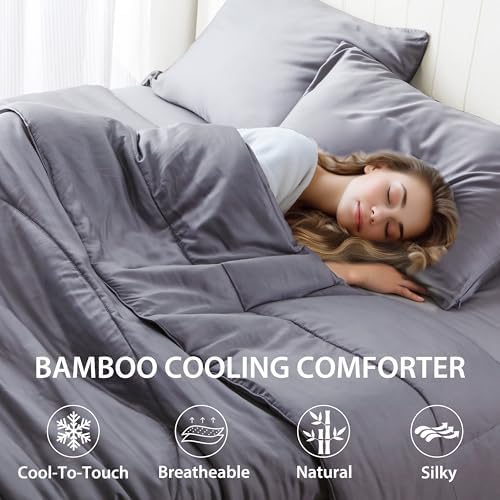 Bamboo Viscose Summer Comforter/Blanket Queen Size, 90 x 90 Inches