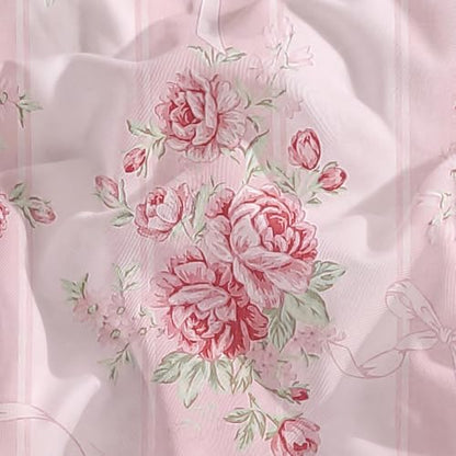 BLOOMHAVEN Twin XL Comforter Set -5 Pieces Floral Maisie Pink Bedding Set for All Seasons, Bed in a Bag with Rose Flowers Comforter, Sheets, Pillowcase & Sham