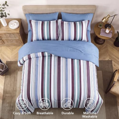 Monbix Twin XL Comforter Set-5 Pieces Soft Bed in a Bag Twin Bedding Sets