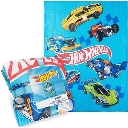 Get Trend Hot Wheels Soft Fleece Throw Blanket for Boys, Kids, 51x59 in