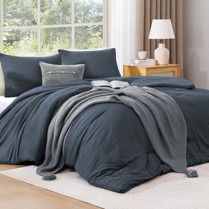 WRENSONGE Oversized King Comforter Set-3 Pieces Soft Comforter Size Bedding