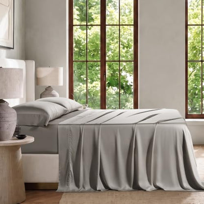 EverGrace Tencel™ Sheet Set, Breathable & Cooling, Full, Fog Gray