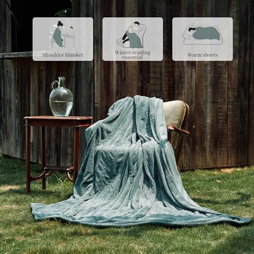 Texciting Heated Blanket Twin Size,Electric Blanket,ETL Certified,Green