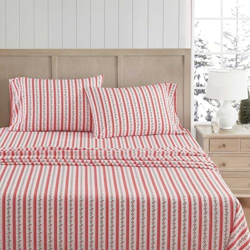 Martha Stewart - Twin Size Sheet Set with Fitted Sheet & Pillowcase
