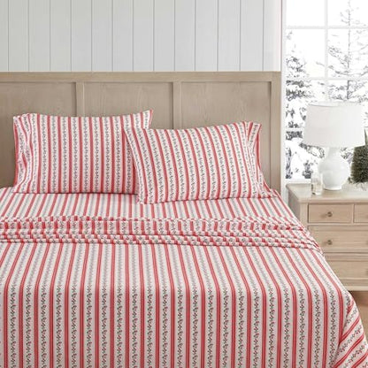 Martha Stewart - Twin Size Sheet Set with Fitted Sheet & Pillowcase