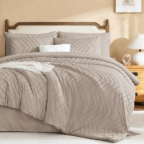 Litanika Queen Comforter Set with Sheets, 7 Pieces Boho Bed in a Bag
