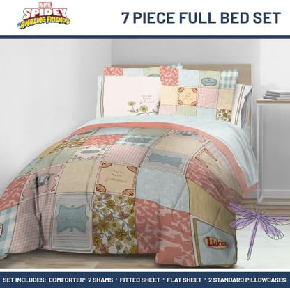 Gilmore Girls Full Size Comforter Set 7 Piece Soft Bedding for Girls, Multi