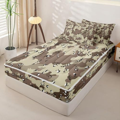Feelyou Camoufalge Camo Wild Comforter Set Queen Size Kids Boys Girls
