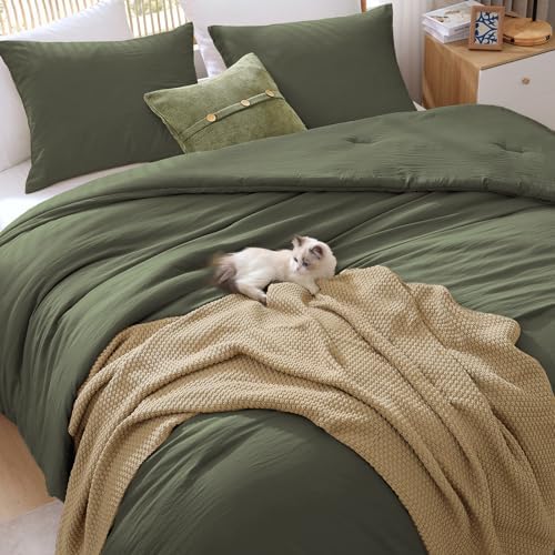 WRENSONGE Oversized King Comforter Set-3 Pieces Soft Comforter Size Bedding