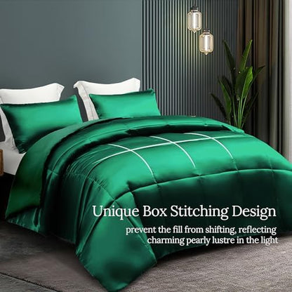 Whale Flotilla 3-Piece Reversible Silky Soft Breathable King Comforter Set