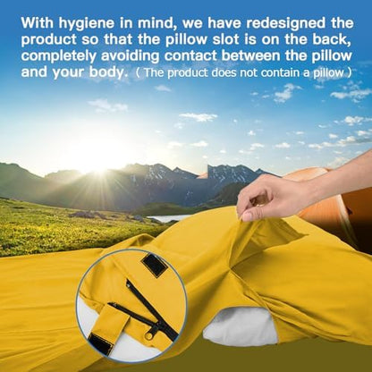 JAICOM Sleeping Bag Liner, Travel Sheets Ultralight Summer Sleeping Bag