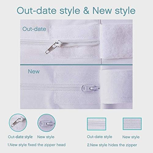 Bedecor Zippered Full Mattress Protector Cover for 3-6 Inch Depth