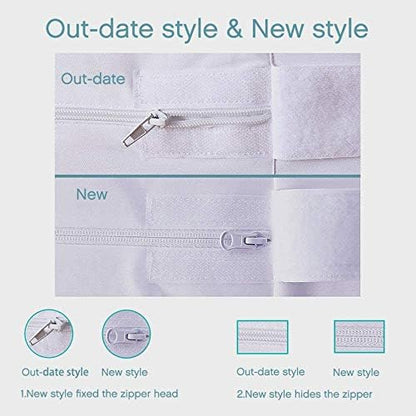 Bedecor Zippered Twin XL Mattress Protector Cover for 3"-6" Depth Mattress,Fully Encased Liquid Proof Urine Pee Protection Breathable Smooth Incontinence Pet Baby Potty Training