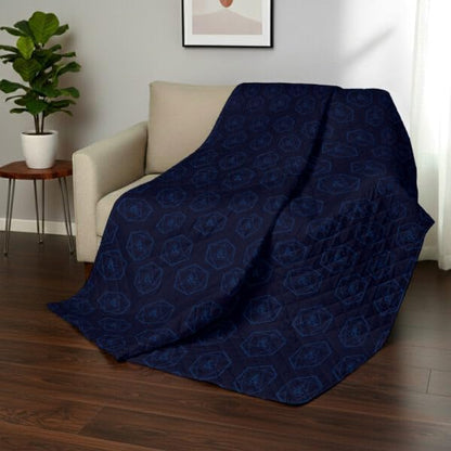 Northwest Dungeons & Dragons Dragons & Dice Quilted Blanket, Comfy Throw, Soft Lightweight Bedding for Bed, or Couch, 60 x 80 inches