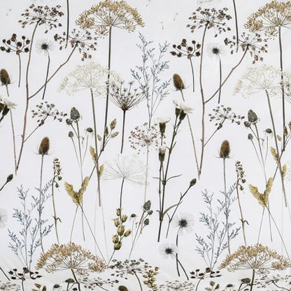 Yiran Khaki Floral Comforter Set King Size, 7 Piece Dandelion Botanical Plant Comforter Bedding Set, Bed in a Bag King, Soft Microfiber Complete Bedding Set with Sheets for All Season