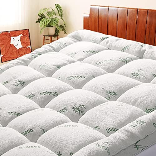 SakuraHome Twin XL Mattress Topper,Extra Thick Pillow Top Mattress Pad