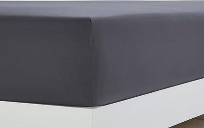 Clara Clark Premier 1800 Collection Full 4PC Microfiber Bed Linen Set, Charcoal Gray, Deep Pocket Sheets