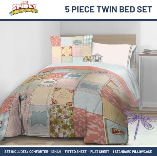 Gilmore Girls Twin Comforter Set 5 Piece Soft Bedding for Girls, Multi