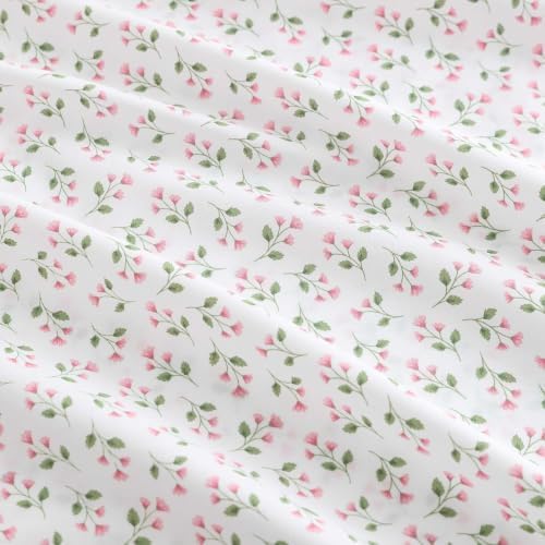 Martha Stewart - Twin Size Sheet Set with Fitted Sheet & Pillowcase