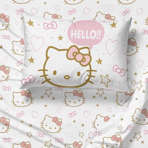 Jay Franco Sanrio Hello Kitty Full Comforter Set 7 Piece Reversible