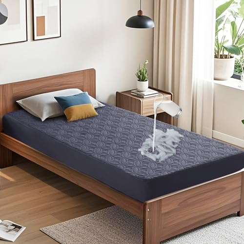 BEDLORE Waterproof Mattress Protector, Twin Size Mattress Pad