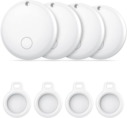 Android Air Tracker, Bluetooth Tracker Tags, Work with Google's Find Hub(Android), Smart Tags for Luggage, Wallet, Vehicles, Keys (Not for iOS) 4 Pack