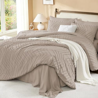 Litanika Queen Comforter Set with Sheets, 7 Pieces Boho Bed in a Bag