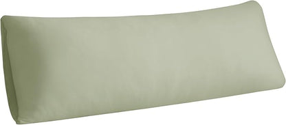 Stretchy Body Pillow Case Cover - Jersey Knit Long Pillowcase for Body Pillow, 1 Pack - Envelope Closure & Skin-Friendly, Soft and Breathable for Sleeping, 20"x54", Sage
