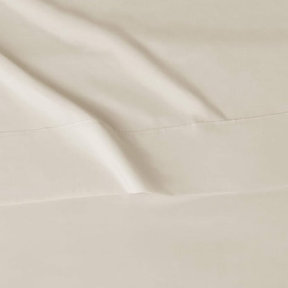 Amazon Basics Lightweight Super Soft Easy Care Comfortable Breathable Brushed Microfiber 3-Piece Bed Sheet Set with 14-Inch Deep Pockets, Wrinkle Resistant, Twin XL, Beige, Solid