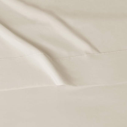Amazon Basics Lightweight Super Soft Easy Care Wrinkle Free Breathable Brushed Microfiber 3-Piece Bed Sheet Set with 14-Inch Deep Pockets, Twin, Beige, Solid