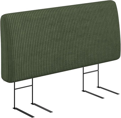 4.7" Upholstered Headboard for Full Size Bed, Height Adjustable and Ergonomic Headboard, Easy Assemble, Sturdy and Durable,Olive Green