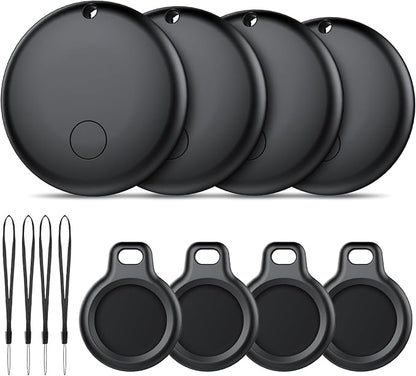 Android Air Tracker, Bluetooth Tracker Tags, Work with Google's Find Hub(Android), Smart Tags for Luggage, Wallet, Vehicles, Keys (Not for iOS) 4 Pack