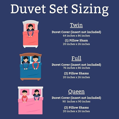 Jay Franco Duvet Cover Set – 3 Piece Comforter Cover and Sham Set, Super Soft Cozy Kids Bedding (Insert Not Included) White - Lilo and Stitch, Full