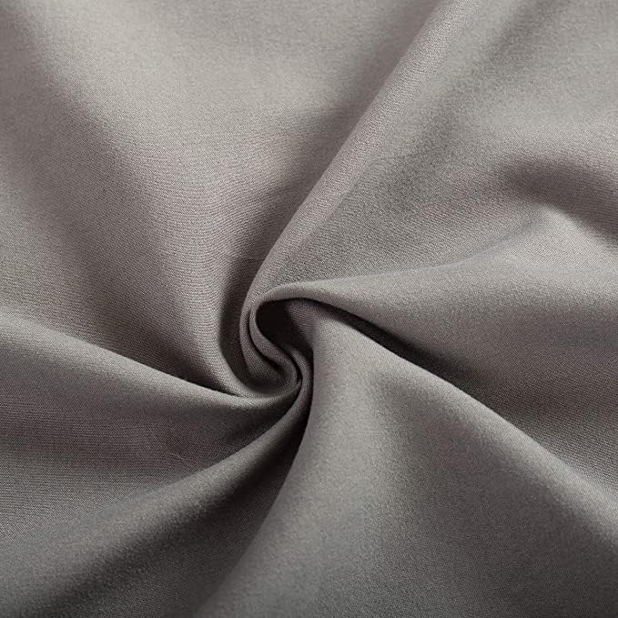 Evolive Ultra Soft Brushed Microfiber Standard Size 20"x30" Pillowcases Pair Set of 2 with Envelope Closure (20"x30" Standard, Charcoal Grey)