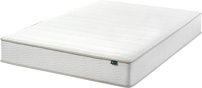 Zinus 10 Inch Foam and Spring Hybrid Mattress [New Version], Full, Fiberglass Free, Medium Firmness, Durable Support, Certified Safe Foams & Fabric, Mattress in A Box