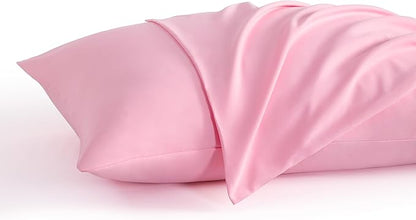NTBAY Toddler Pillow Cases Set of 2, 2 Pack Brushed Microfiber 14x20 Pillow Cases, Soft, Wrinkle, Fade, Stain Resistant Pink Pillow Cases with Envelope Closure, 14x20 Inches, Pink