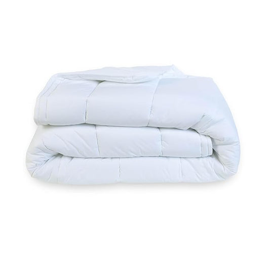 Martex Quilted Mattress Pad, Soft Breathable Polyester-Cotton Blend Fabric, Premium Polyester Fill Mattress Topper Pad, Deep Pocket Elastic Fit up to 18”, All-Season Comfort, Machine Washable, Full