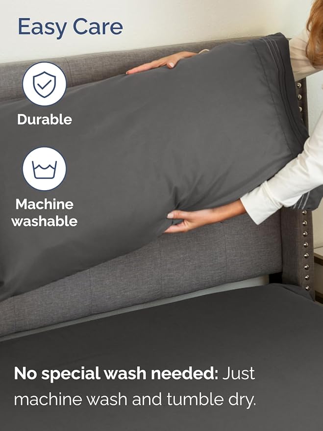 Extra Deep Twin Sheet Set - 4 Piece Breathable and Cooling Sheets - Hotel Luxury Bedding for Women, Men, Kids & Teens - Easy & Secure Fit - Soft, Wrinkle Free and Comfy - Extra Deep Pockets - Charcoal