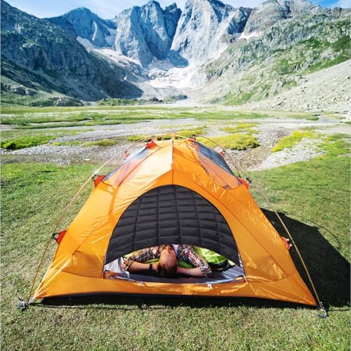 REDCAMP Alternative Down Camping Blanket, Waterproof and Warm Outdoor Travel Quilt for Camping, Hiking and Backpacking, 79"x59", Black