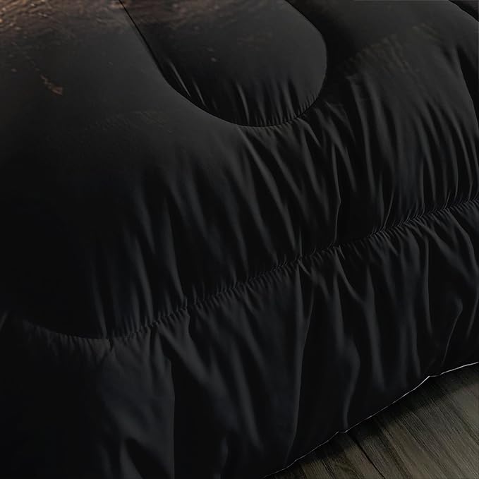 Lion and Lioness Comforter Set King Size,Lion Bedding Set King,King Animal Print Black Comforter Set,Tropical African Animal 3D Print Bedding Black Bed Set