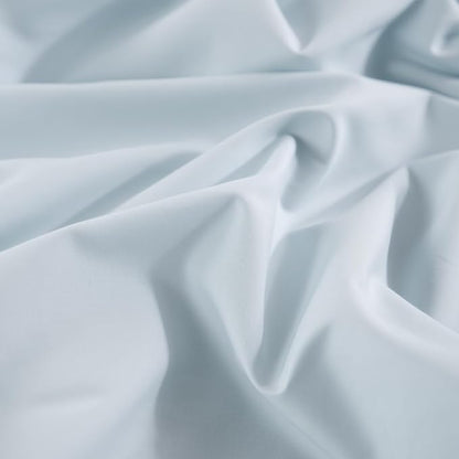 NEXHOME PRO Duvet Cover Set 100% Washed Cotton Full Size Linen Feel Textured Organic Natural 3 Pieces Bedding Set with Zipper Closure and Corner Ties, Breathable (Baby Blue, No Comforter)